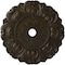 Ekena Millwork Angel Medallion (Canopies up to 15 3/4"), 32 1/4"OD x 3 5/8"ID x 1 1/8"P, Stone Hearth Crackle CM32ANSHC - alternate 1